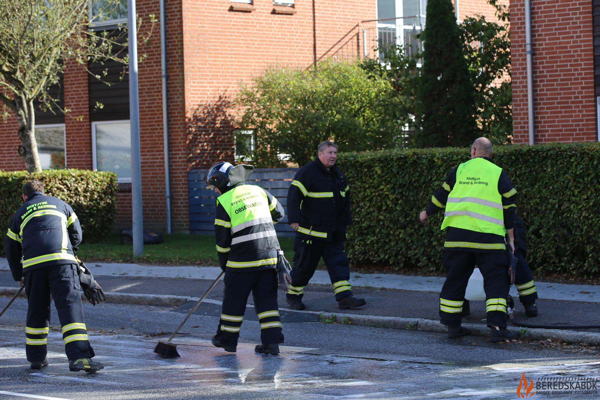 05/10-23 Væske spildt i Ørum – Brandvæsnet rykkede ud