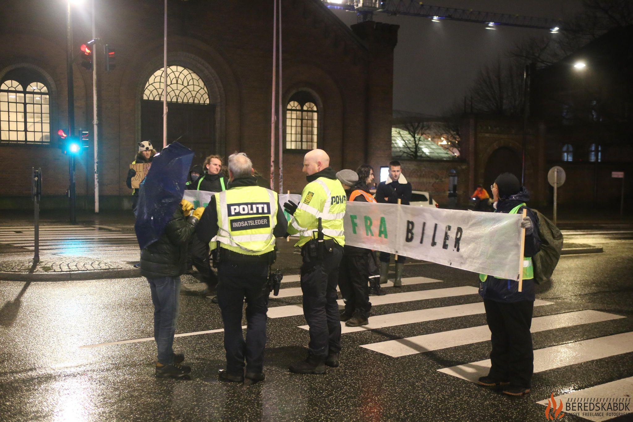 19/11-23 Klimademonstration Blokerer Frederiks Alle i Aarhus