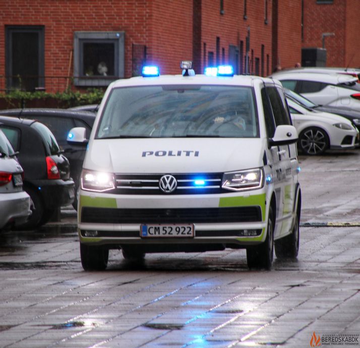 19/01-24 Politiet tilstede ved Demostration, Gladsaxe