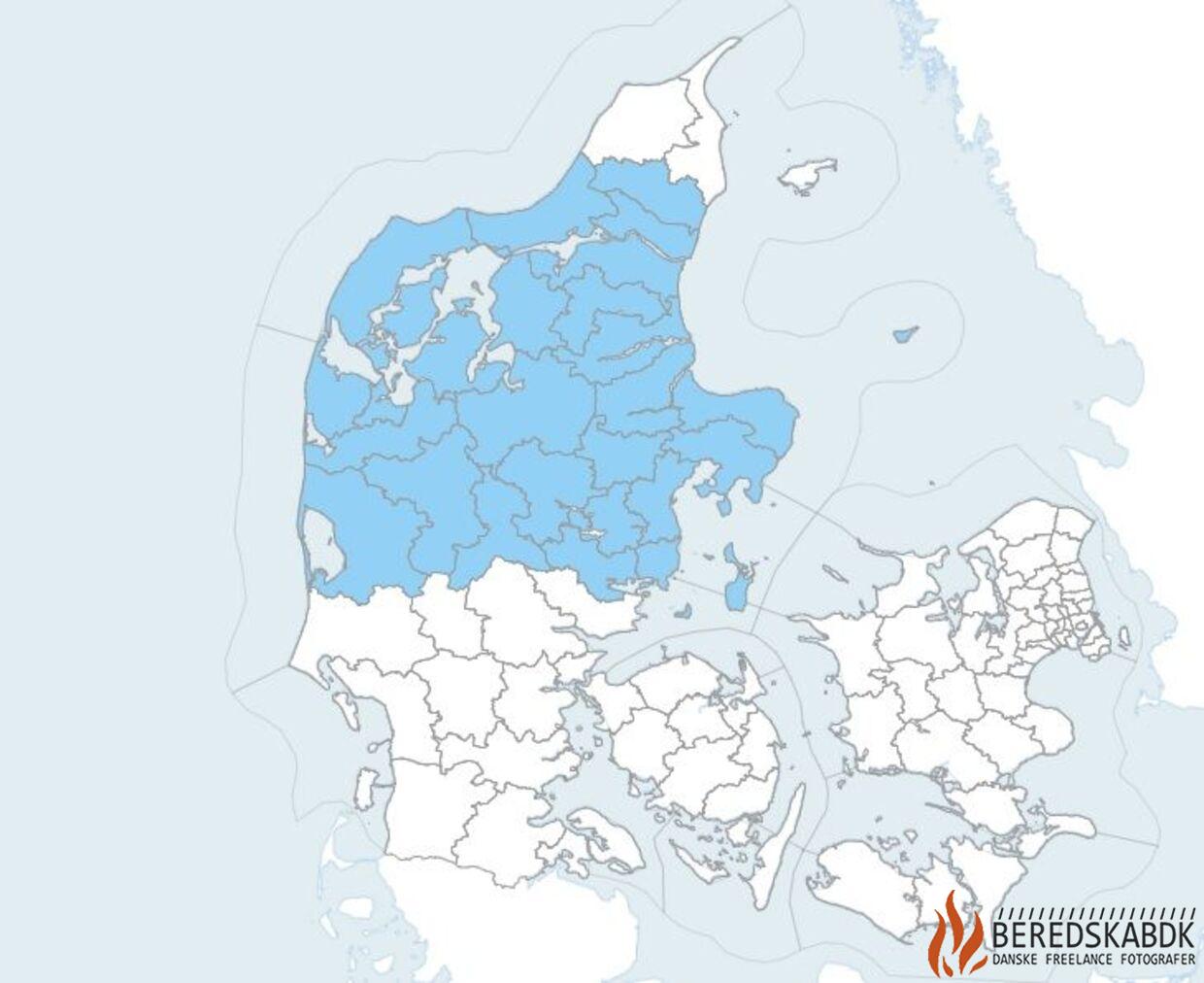 03/12-2023 Varsling om kraftigt snefald.