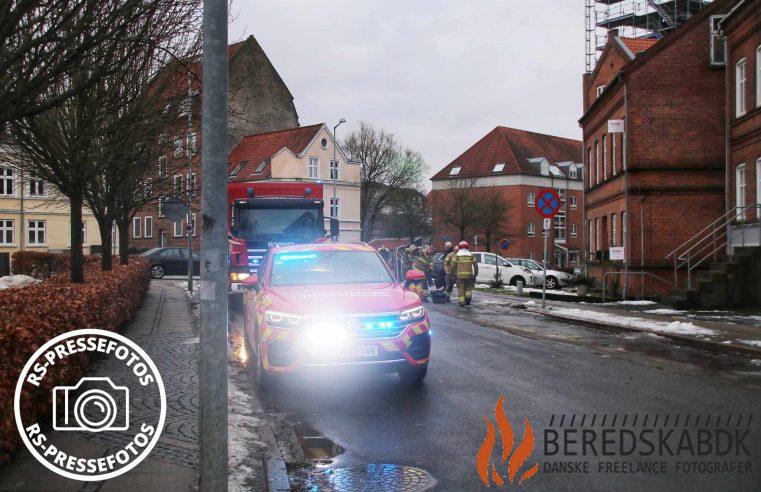 20/01-24 Brandvæsnet måtte en tur til Fabrikvej i Horsens
