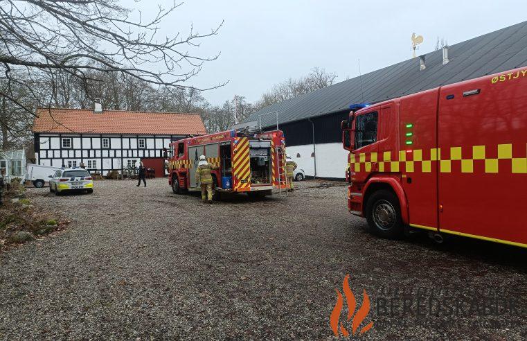 29/01-24 Gårdbrand i Harlev