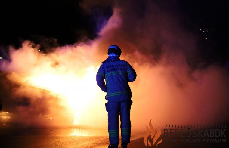 19/02-24  Brand i Bil på Rydevænget i Aarhus Vest
