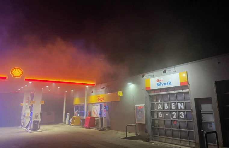 10/03-24 Bjert: Brand på tankstation