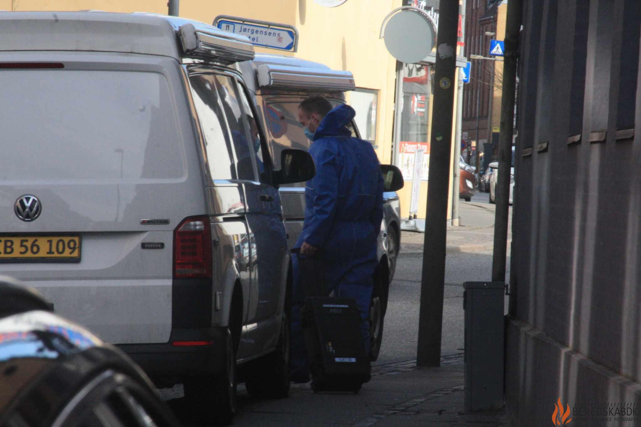 26-03-24 politiet er pt tilstede på Rædersgade i Horsens