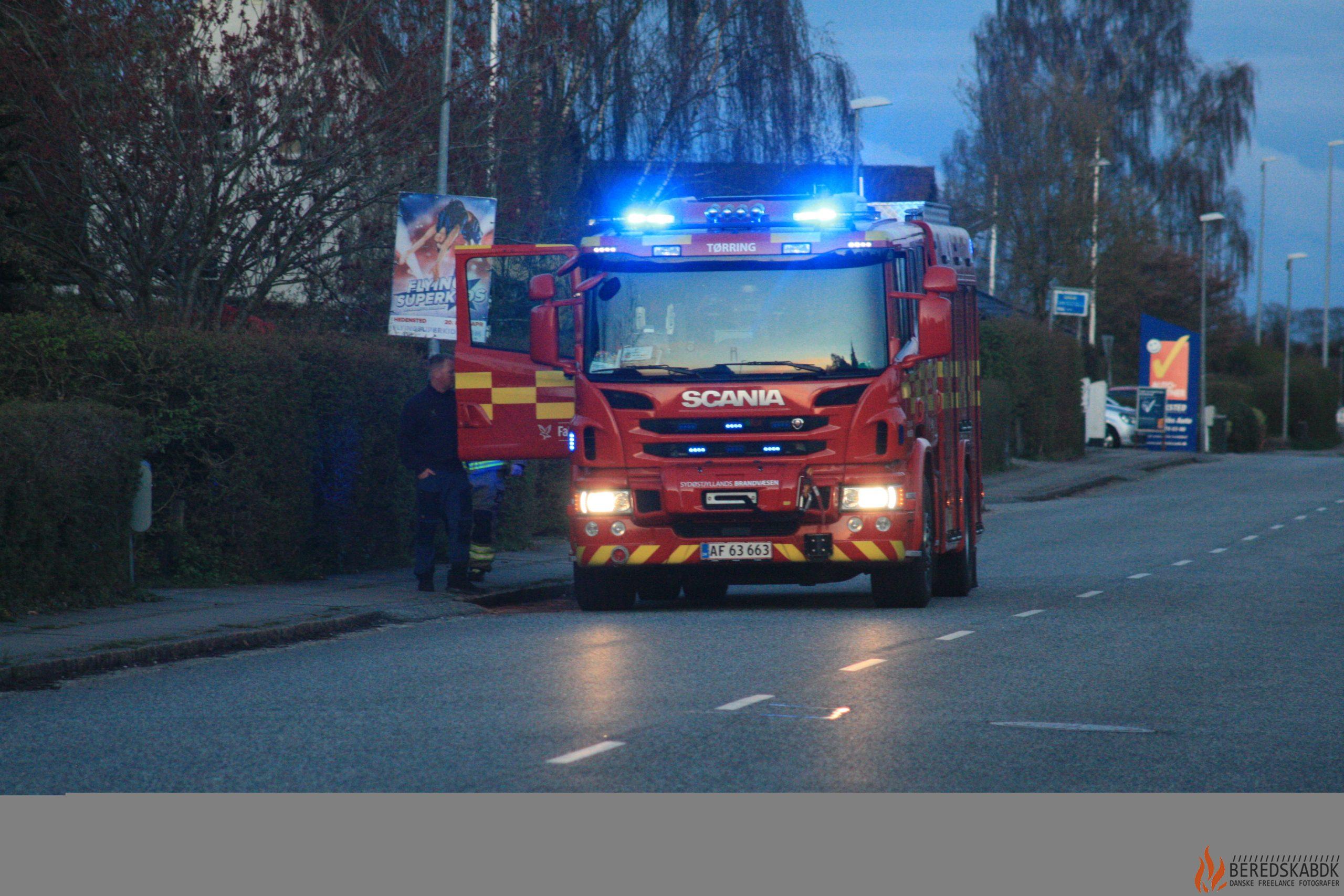 19/04-24 Brandvæsnet blev kaldt til Sønderbrogade i Tørring