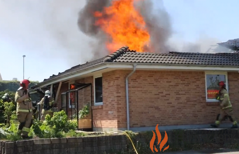 19/05-24 Voldsom brand Hærger Villa i Mårslet