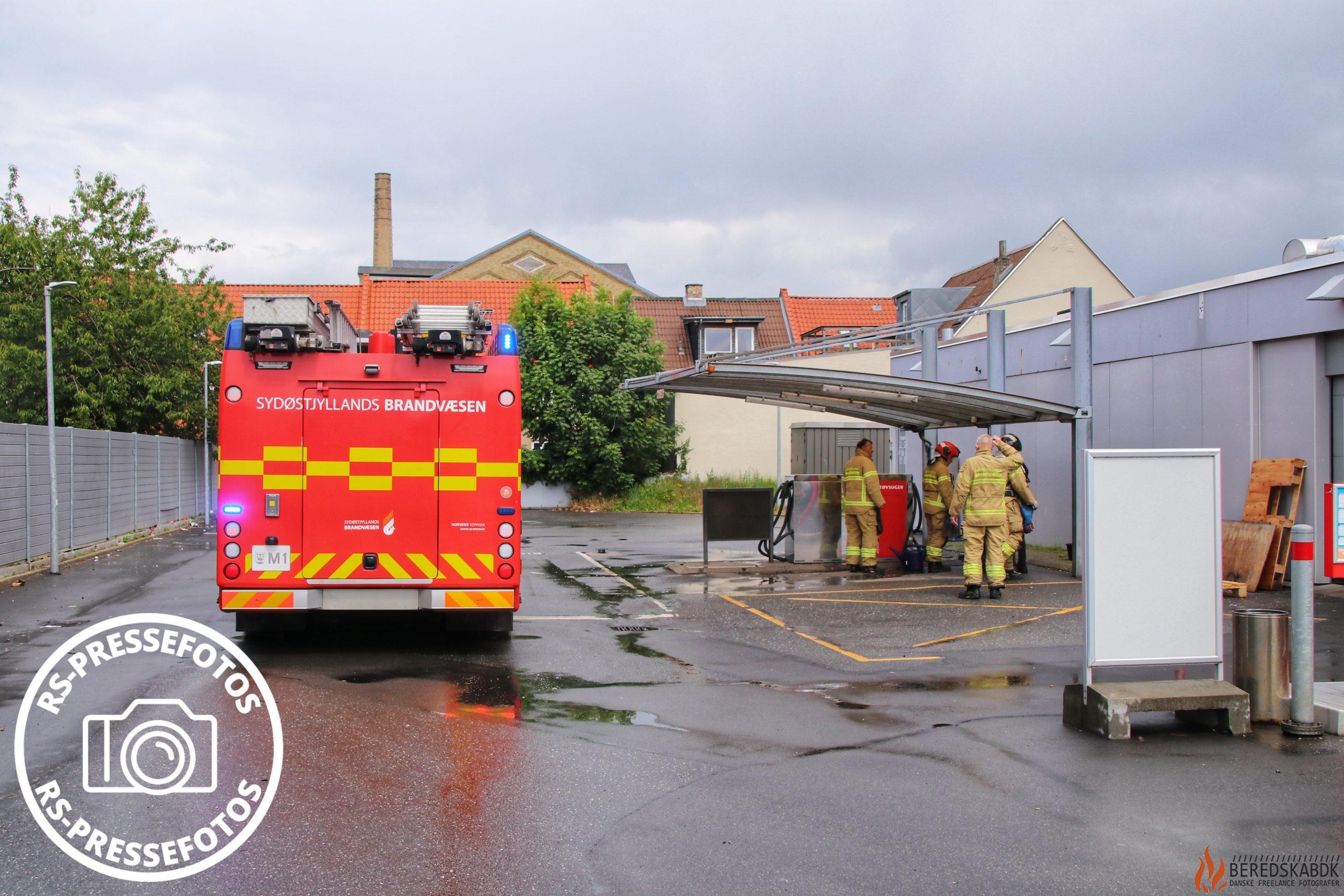 7/6-2024 Brand på Cirkel K Horsens