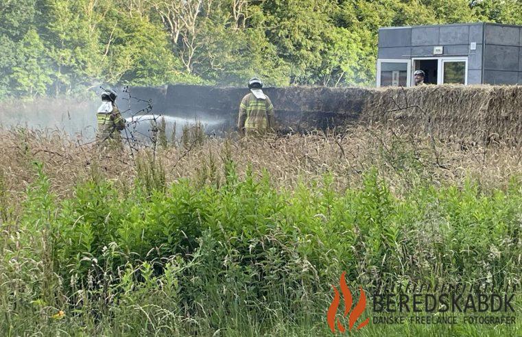 29/06-24 Horsens: flere Halmballer brændt