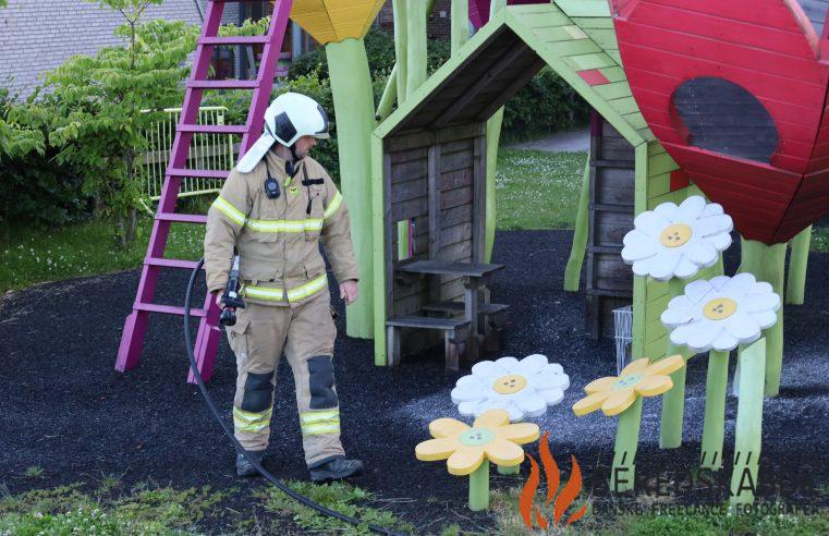 17/06-24 Brabrand: brand på legeplads