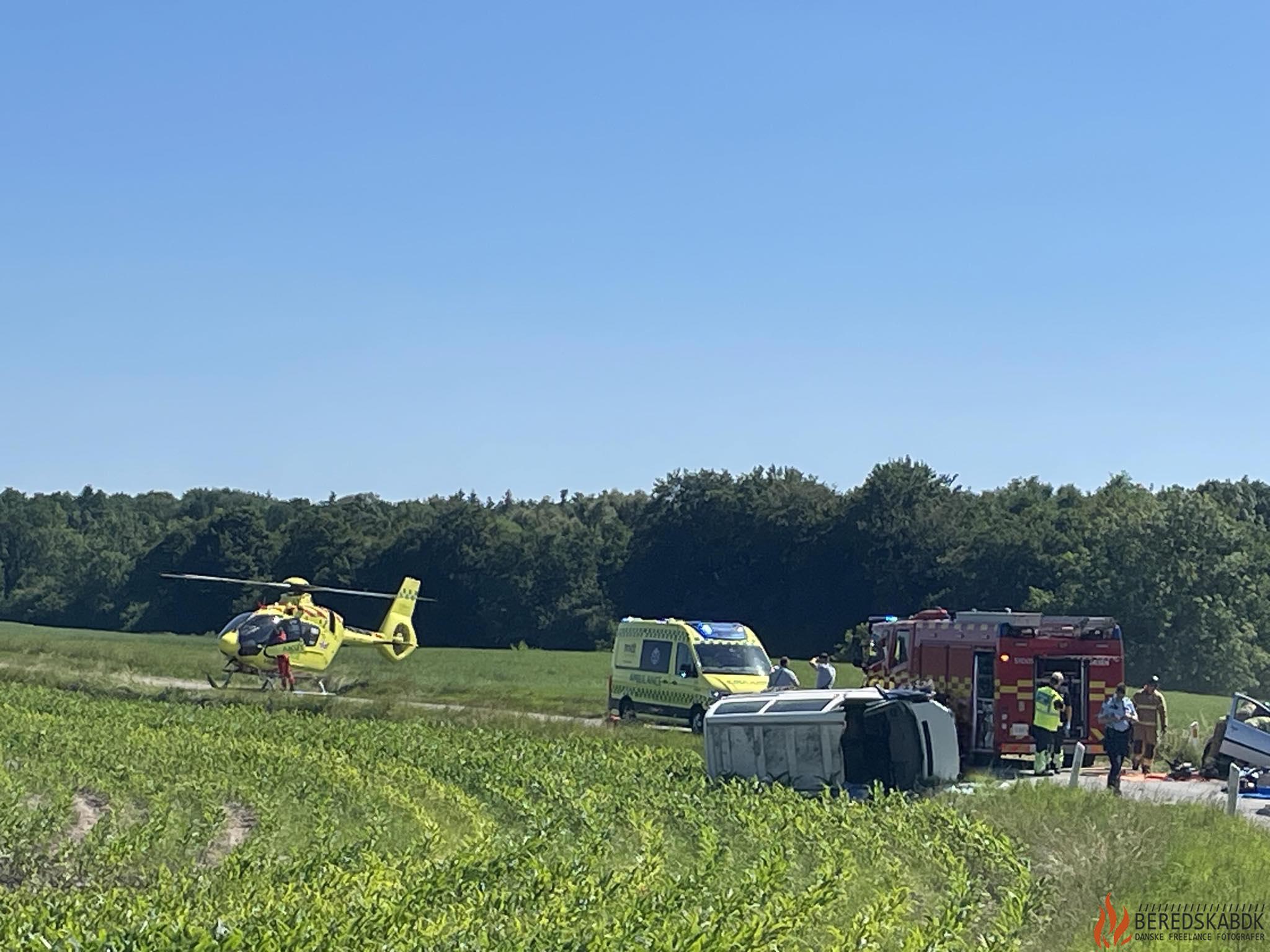 26/06-24 Færdselsuheld på Ustrup Skovvej, 8700 Horsens