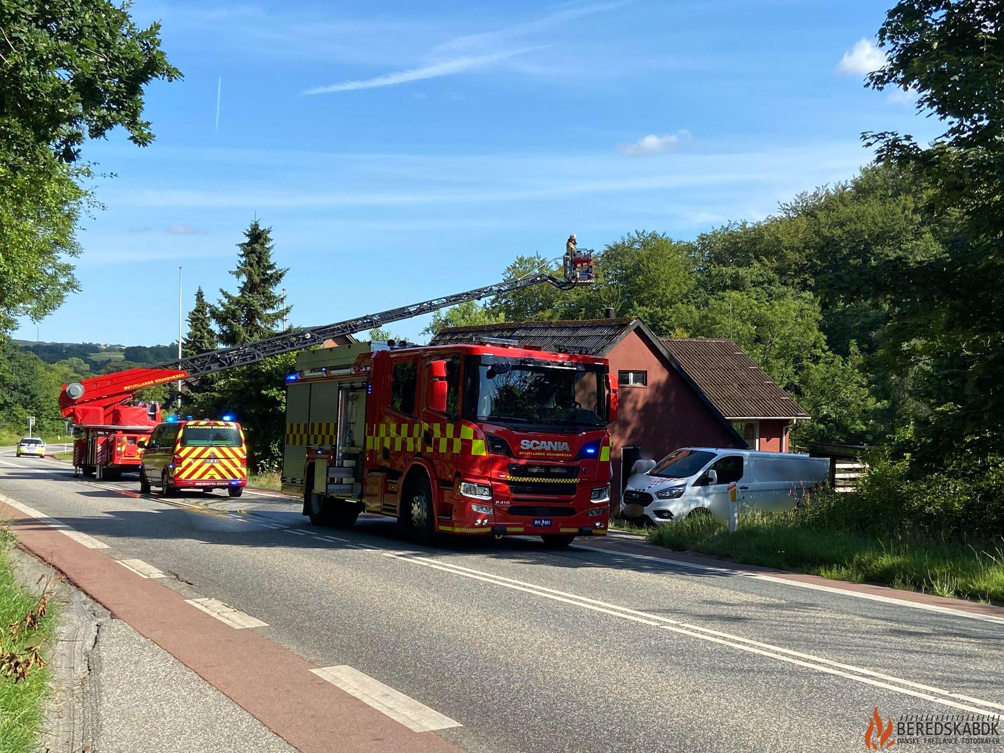 19/07-24 Skorstensbrand på Låsbyvej, 8660 Skanderborg