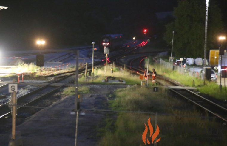 25/07-24 Langå: Tog afsporet nær station