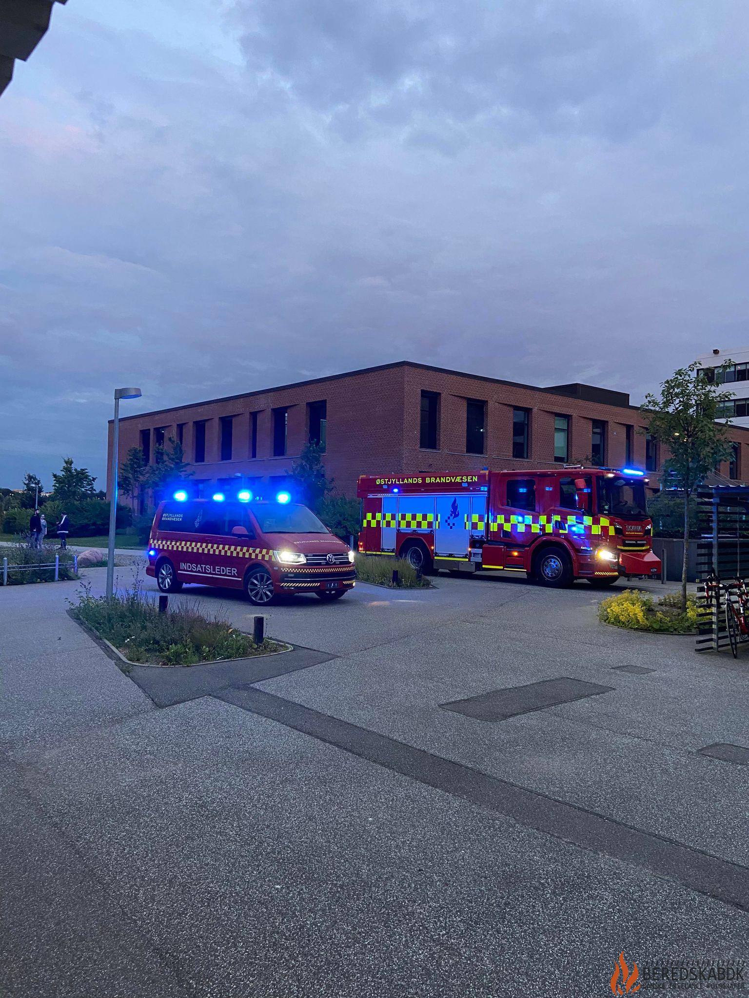 12/07-24 Aarhus: Automatisk brandalarm på Skejby sygehus