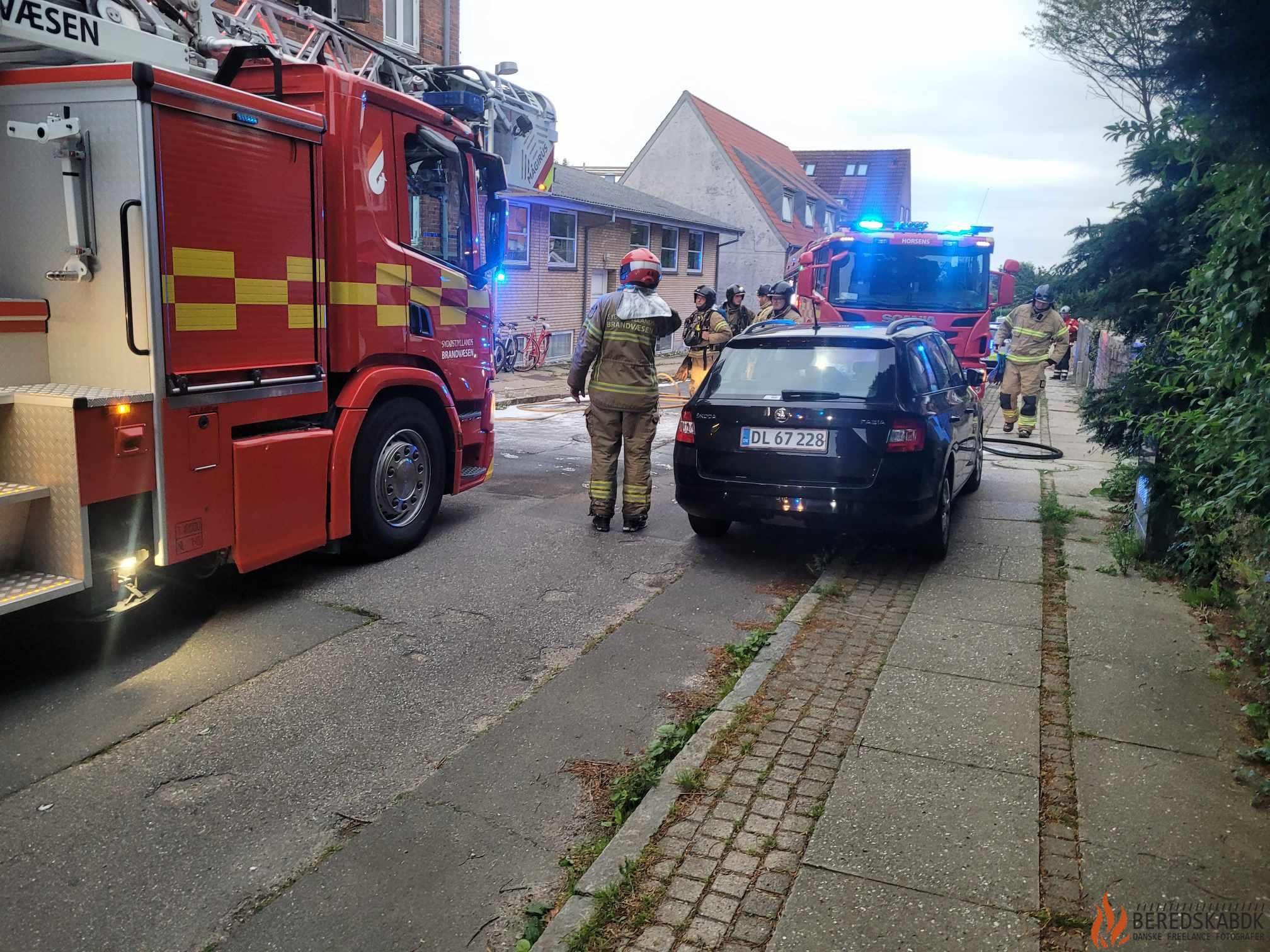 25/07-24 Horsens: Brand i lejlighed