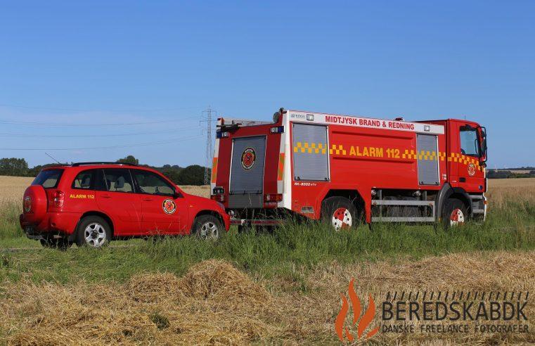 12/08-24 Naturbrand på Volshøjvej i Gerning, 8850 Bjerringbro