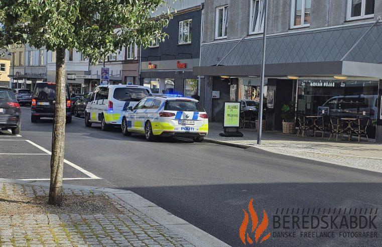 13/09-24 Politiet var tilstede på Bredgade i Brædstrup