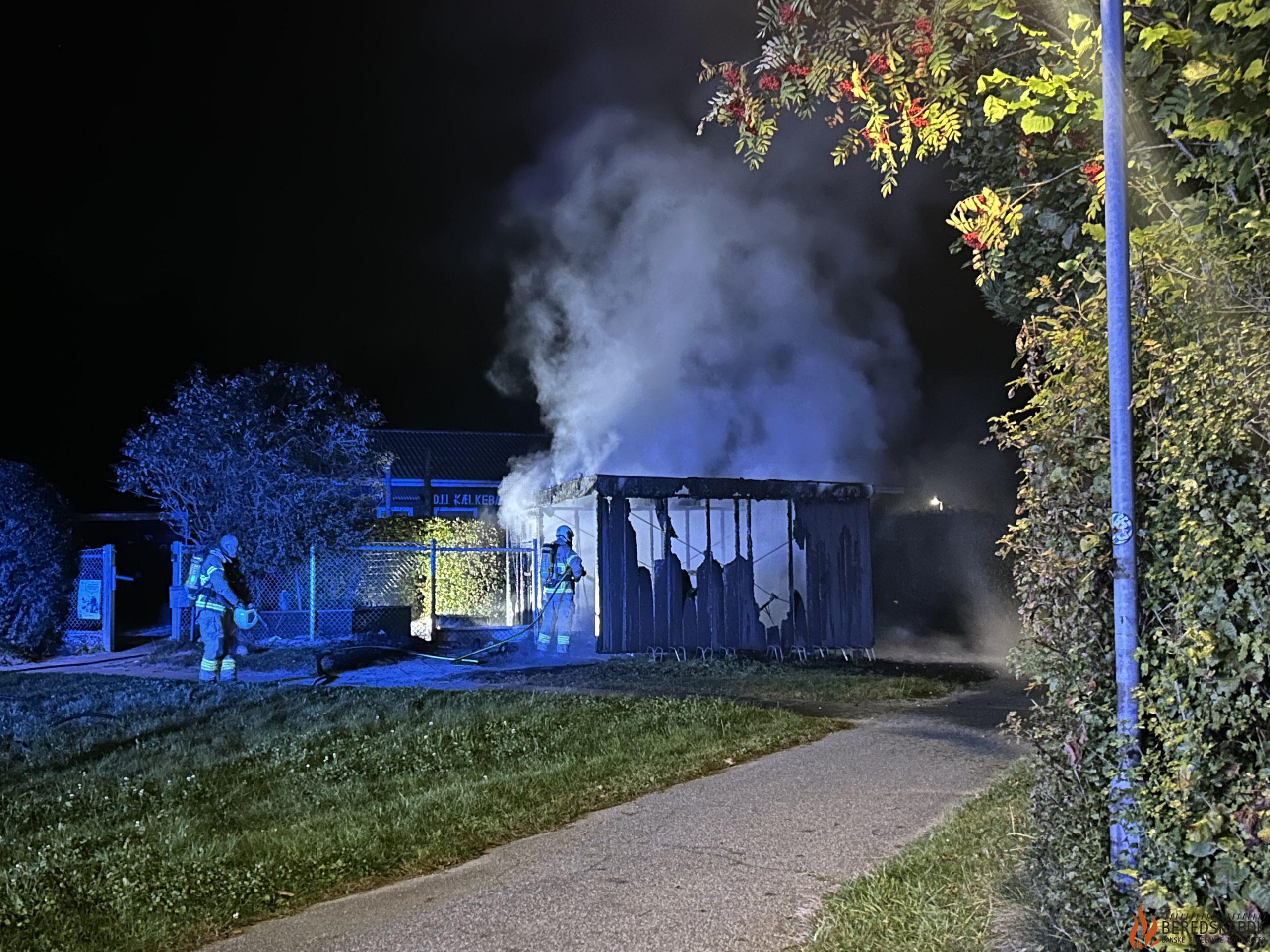 21/9-24 Brand i sku på Klokkeskovvej i Viby