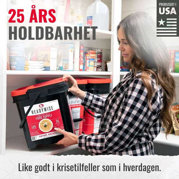 ReadyWise beredskapspakke 173 dager frokost og middag - Bilde 3