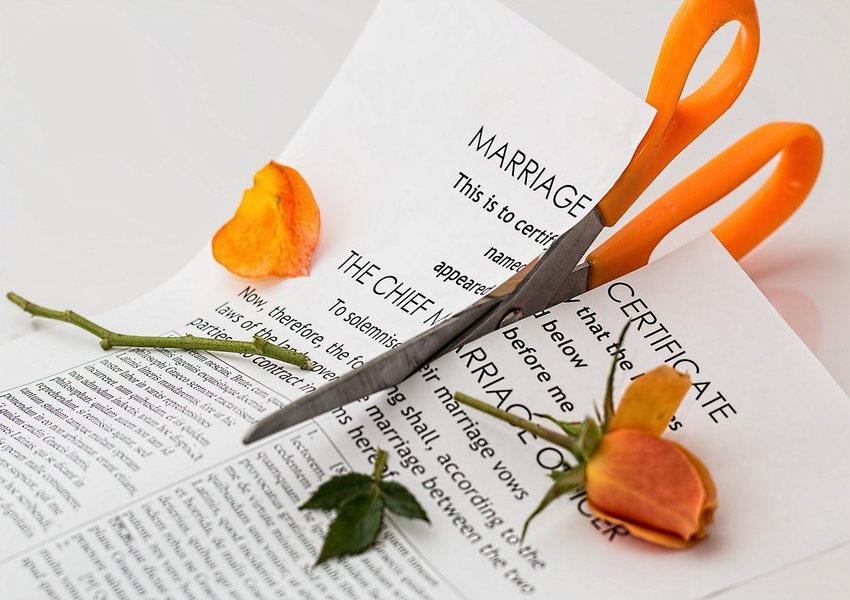 marriage certificate divorce