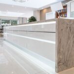 Modern handleless kitchen