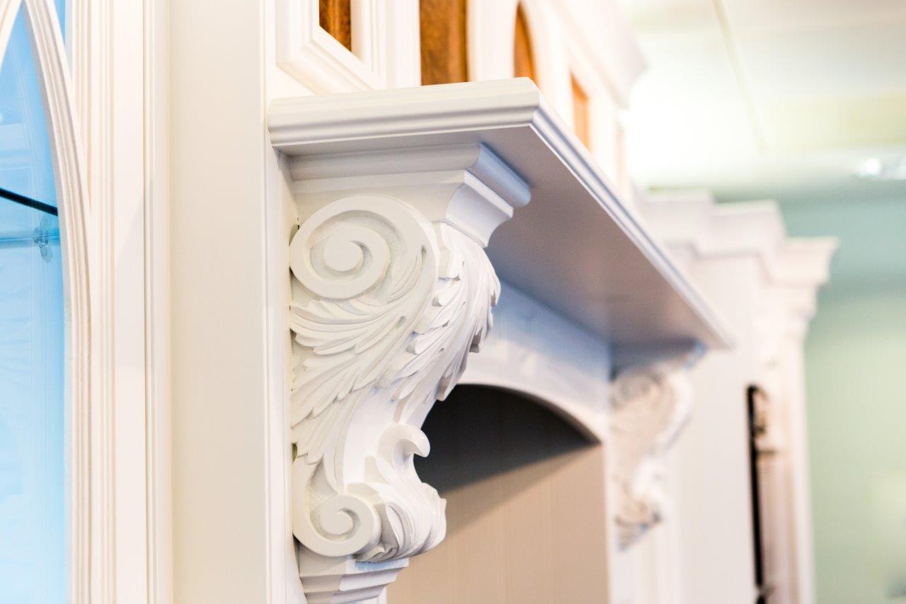 Broadway Kitchens Showroom Carved Corbel