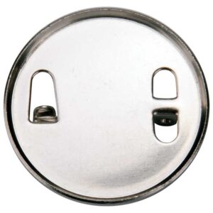 Custom Classic Silver Pin Badge 27mm MOQ 50