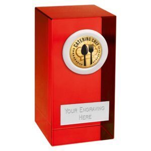 Catering Chef Colour Optical Crystal Block with Trim
