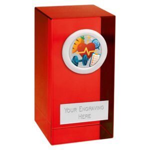 Health and Fitness Colour Optical Crystal Block with Trim