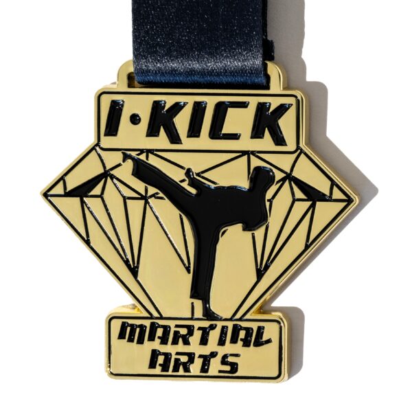 300 60mm x 3mm Custom Martial Arts Medals Full Colour Enamel - Image 5