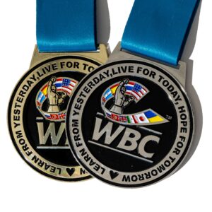 900 50mm x 3mm Custom Martial Arts Medals Full Colour Enamel