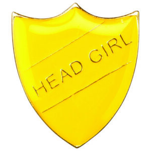 SCHOOL SHIELD BADGE (PREFECT) BLUE - 1.25in