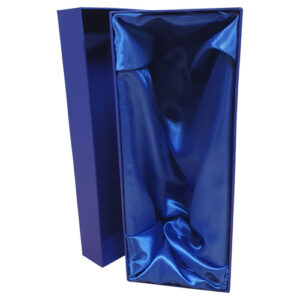 BLUE PRESENTATION BOX FITS 1 CHAMPAGNE - 240 X 75 X 80mm