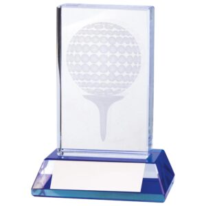 Davenport Golf Crystal Award 100mm