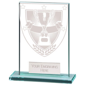 Millennium Achievement Jade Glass Award 80mm