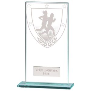 Millennium Running Jade Glass Award 160mm