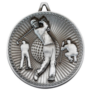 GOLF DELUXE MEDAL BRONZE - 2.35in