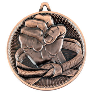 MARTIAL ARTS DELUXE MEDAL BRONZE - 2.35in