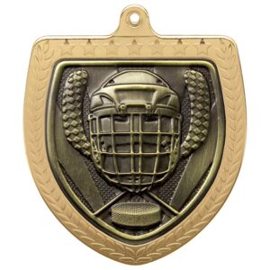 Cobra Ice Hockey Shield Medal Gold 75mm