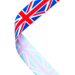 MEDAL RIBBON UNION JACK - 30 X 0.875in