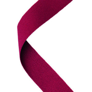 MEDAL RIBBON MAROON - 30 X 0.875in