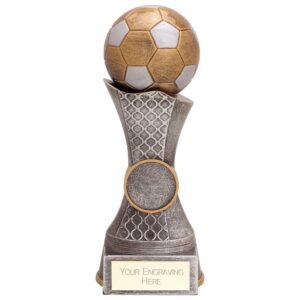 Quest Football Award Antique Gold & Silver 180mm