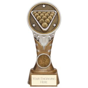 Ikon Tower Pool Award Antique Silver & Gold 175mm