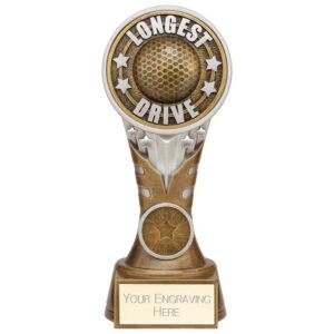 Ikon Tower Longest Drive Award Antique Silver & Gold 175mm