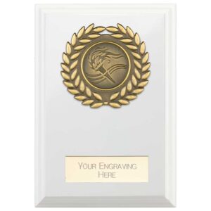Reward Wreath Plaque Arctic White 100x75mm