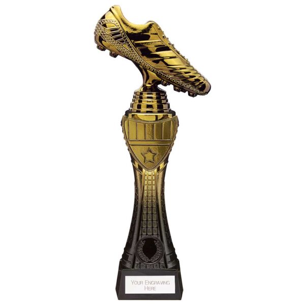 Fusion Viper Tower Football Boot Black & Gold 255mm