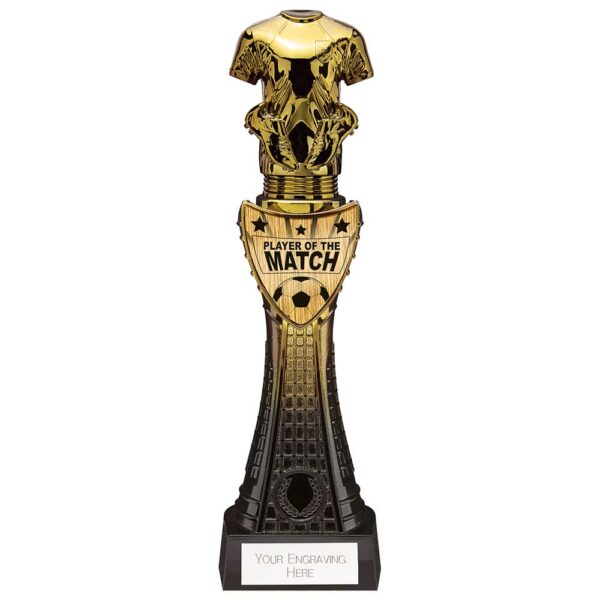 Fusion Viper Shirt Player of the Match Black & Gold 295mm