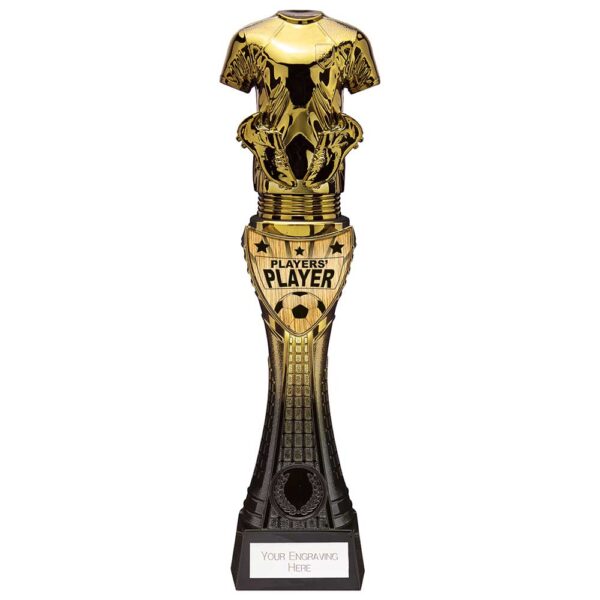Fusion Viper Shirt Players Player Black & Gold 255mm