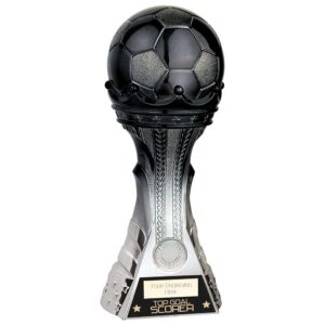 King Heavyweight Top Goal Scorer Award Black to Platinum 250mm