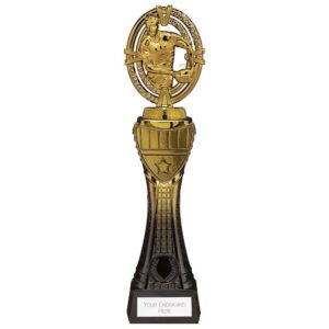 Maverick Heavyweight Rugby Award Black & Gold 290mm